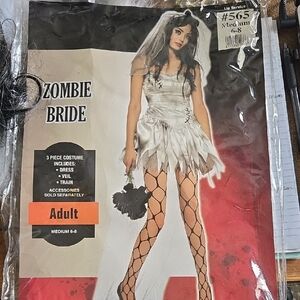Zombie Bride Costume - White